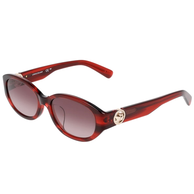 レディース サングラス lo797slbj-614 53mm 女性用 UVカット UV400 紫外線対策 アセテート フレーム STRIPED BURGUNDY カラー