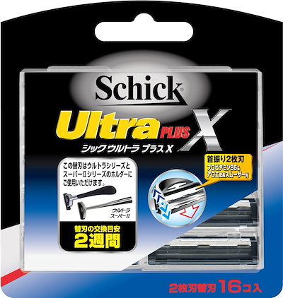 他サイト： シック・ジャパン ウルトラプラスX替刃16コ入の商品画像