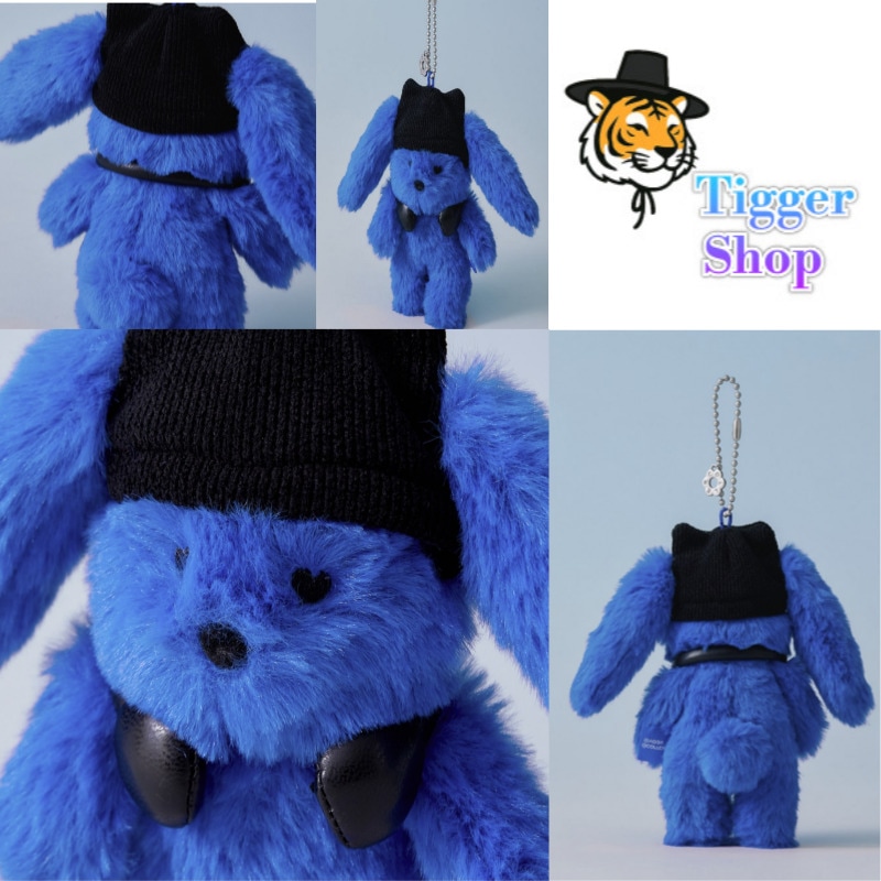 【公式】【正規品】NJ X rabbit [NJ X COLLER FURRY BUNNY PLUSH KEYRING] NewJeans How Sweet POP-UP MD (TIDE BLUE