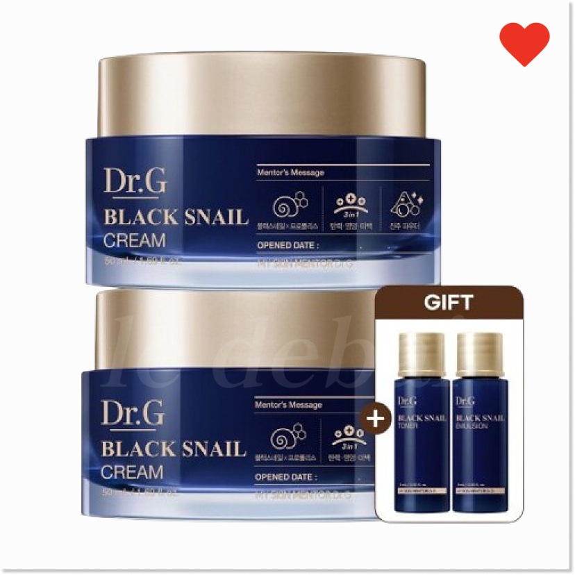 ブラックスネイル クリーム 50mL + 50mL +トナー/エマルジョン 9mL+9mL（贈呈) / コスパ 韓国 鎮静 保湿 スキンケア