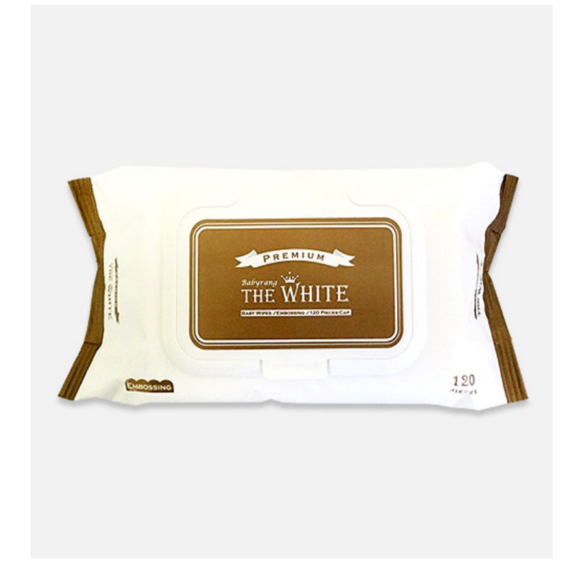 Premium babyrang wet wipes The white with cap(120count) 4,770円
