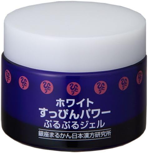銀座まるかん ホワイトすっぴんパワー ぷるぷるジェル 50g 斎藤一人 ジェルクリーム 冷感 ビフィズス菌エキス配合 ナノ化 コエンザイムQ10配合 乾燥肌 敏感肌
