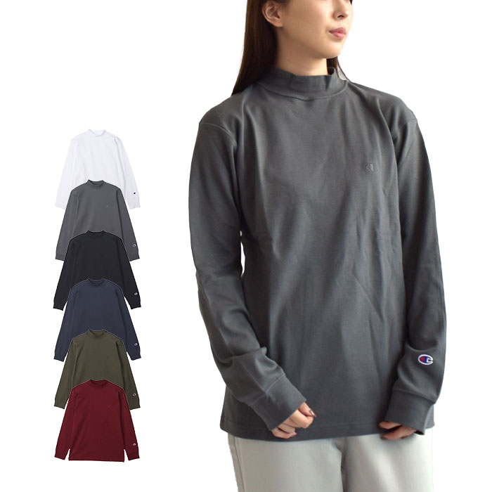 【2023秋冬新作】 　ロングTシャツ モックネックロングスリーブTシャツ メンズ レディース ユニセックス 綿100％ 春 秋 冬 全6色 M-XL C3-Y434