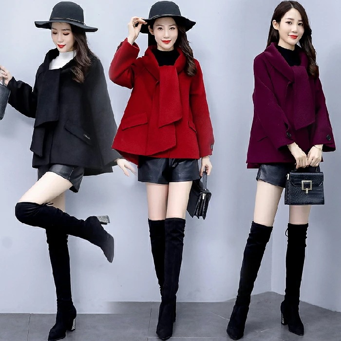 コート レディース チエスターコート ショート丈 コート スカーフ 羽織 アウター 秋 冬 コート 中綿 フリンジ ウール混 エレガント カジュアル 無地 体型カバー 暖かい ゆったり シンプル フォ 5,338円