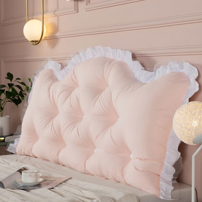 insスタイル韩国ベッドベッドサイドクッションソフトバッグダブルネットレッド取り外し可能で洗えるソフ