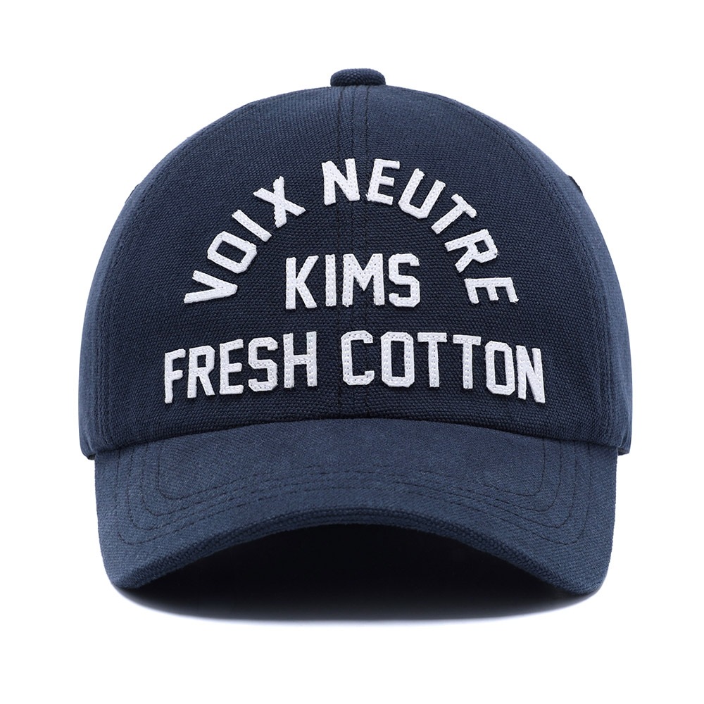 キムズフレッシュコットンマーケット [キムシャブカルX KIMS] Voixロゴボールキャップネイビー