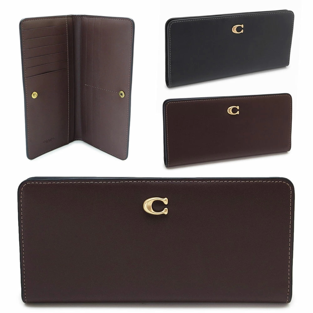 長財布 レディース エッセンシャル スキニー ウォレット CZ096 スリムウォレット 二つ折り長財布 レザー