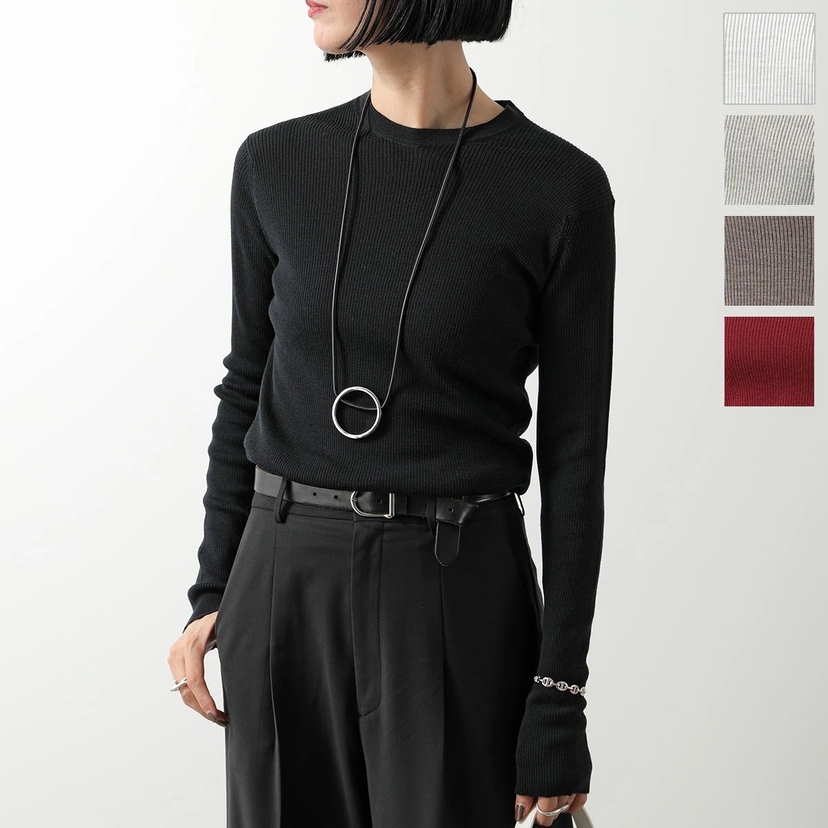 JOHN SMEDLEY ジョンスメドレー ニット NOLAH ノラ 30G リブ クルーネック 長袖プルオーバー セーター アンサンブル 無地 洗濯可 カラー5色 25,577円