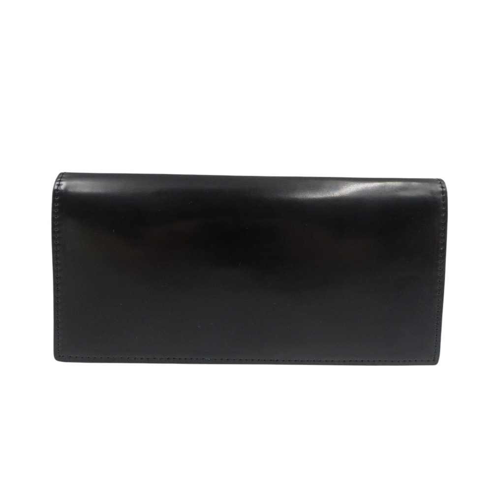 未使用品 長財布 コードバン/コードバン ブラック 0741【中古】 メンズ