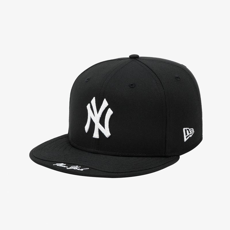 MLB ニューヨーク ヤンキース レイヤード バイザー フィテッドキャップ ブラック 14881530