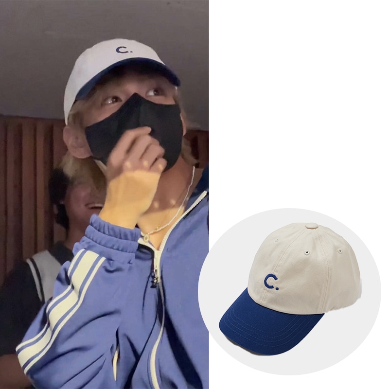 BTS テテ着用 韓国大人気 CLOVE Basic Fit Ball Cap Colorblock