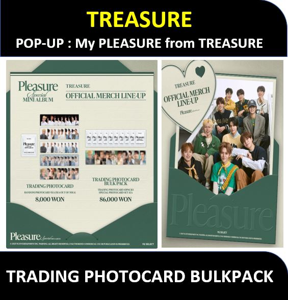 [公式MD_3] TREASURE - (TRADING PHOTOCARD BULK PACK) POP-UP : My PLEASURE from TREASURE