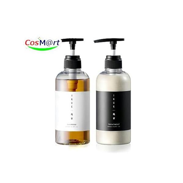 IKUE 幾重 シャンプー＆トリートメント 500ml set サロンクオリティ 日本製 濃密泡 ふけ かゆみ 敏感肌 (4787649273847)