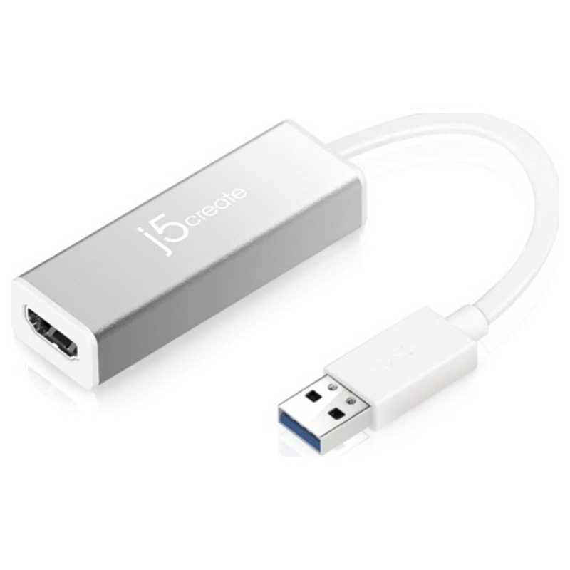 J5　0.1mUSB-A HDMI3.0変換アダプタ　JUA355