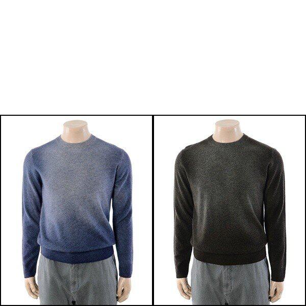 YJEWCD464_モ100 ガーメントダイイング ラウンドニット