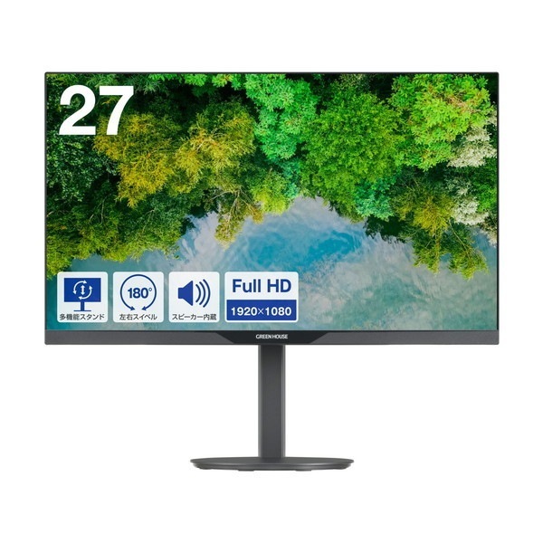 GH-LCW27CH-BK [27型ワイドLED液晶ディスプレイ]