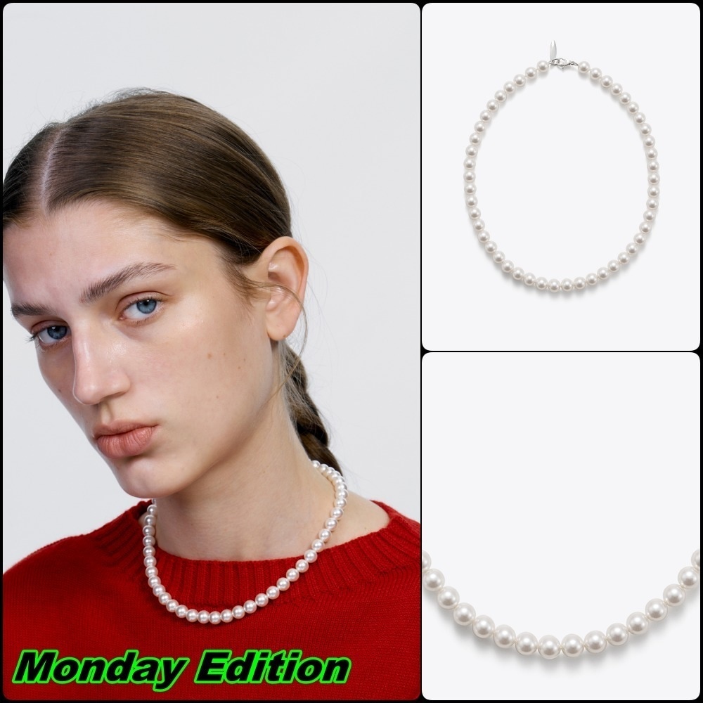 【Monday Edition】EVERYDAY PEARL NECKLACE 8MM