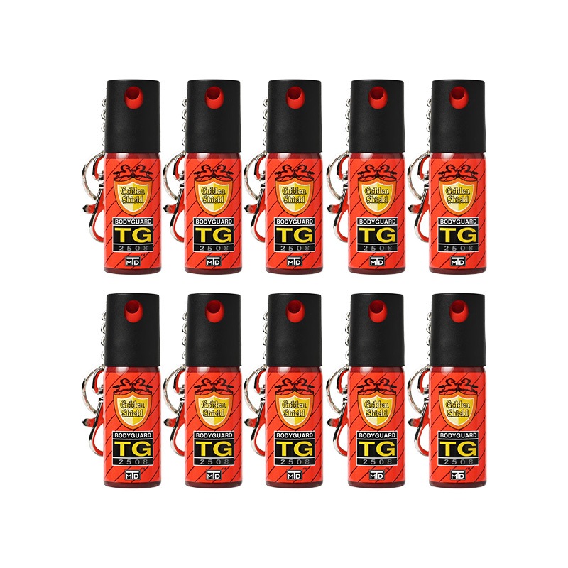 motedo防犯スプレー×10本 TG-2508 防犯用 護身用 コンパクト 熊除け