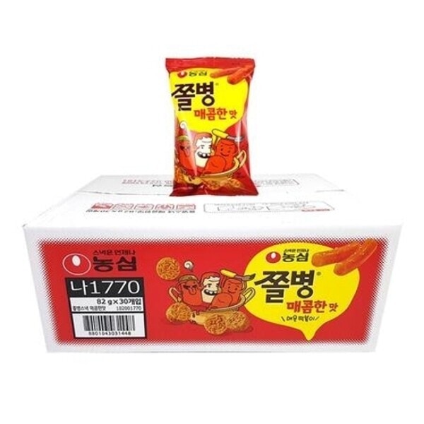 農心 チョルビョン スナック 辛口 82g 30個