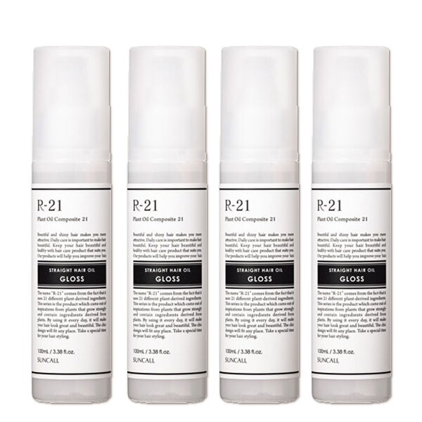 ストレート ヘアオイル グロス 100mL 4個 セット