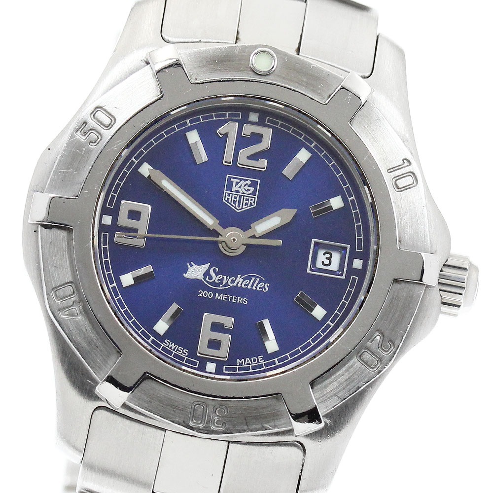 タグホイヤー TAG HEUER WN131D.BA0333 エクスクルーシブ セイシェル 2000本限定 クォーツ レディース _951259【中古】