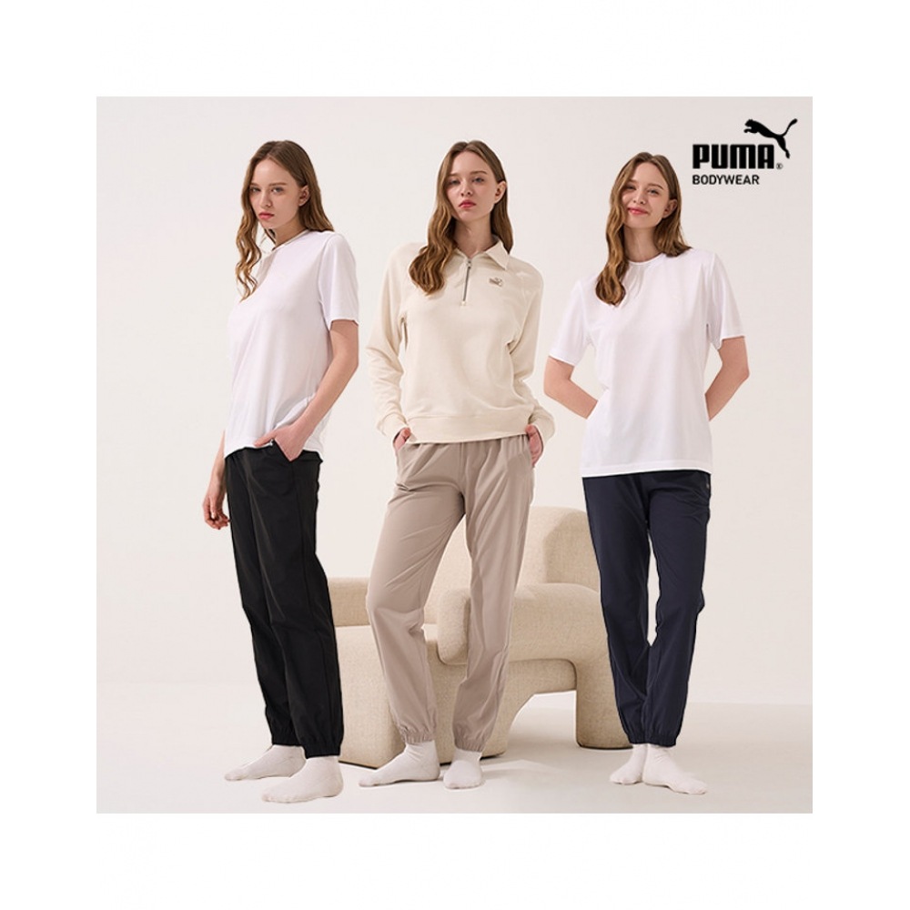 プーマ リンクルフリー アウトバンド ジョガーパンツ 女性 3カラー