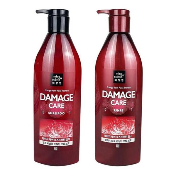 ミジャンセン ダメージケア ローズ 680ml シャンプーリンス 2点セット-O