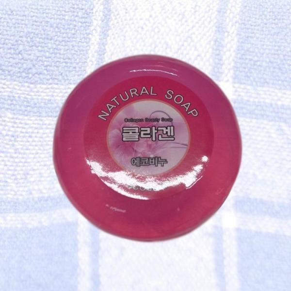 XBFK6N9O茶山 コラーゲン 手作り石鹸 100g 4個 洗顔石鹸