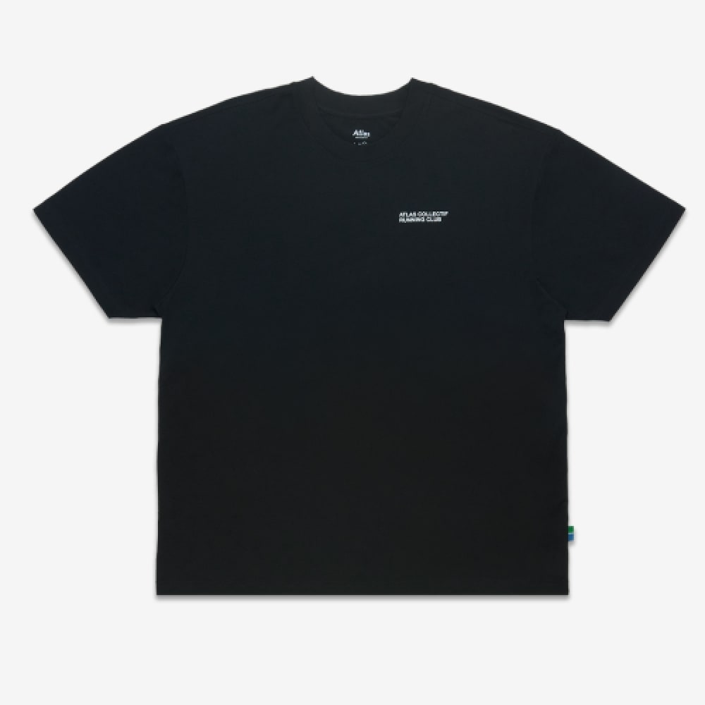 アトラスコレクティフ ACRC ハイブリッドユニセックスレース Tシャツ_BK