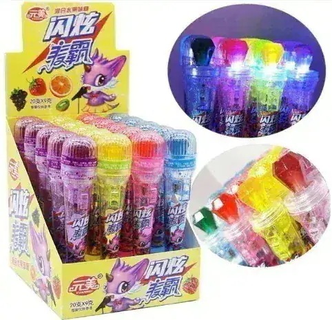 【20点セット】メガ割40Pcs フラッシュマイク ロリポップ キラキラおもちゃ キャンディー 子供のおもちゃ キャンディー スナック 誕生日の贈り物 子供の贈り物
