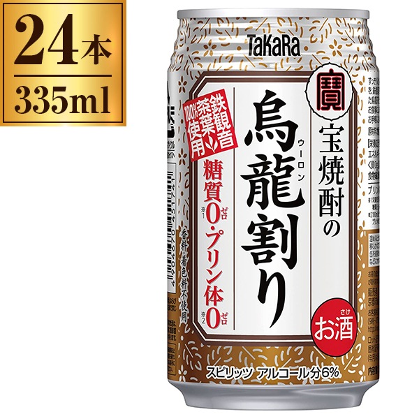 宝焼酎の烏龍割り 335ml 24