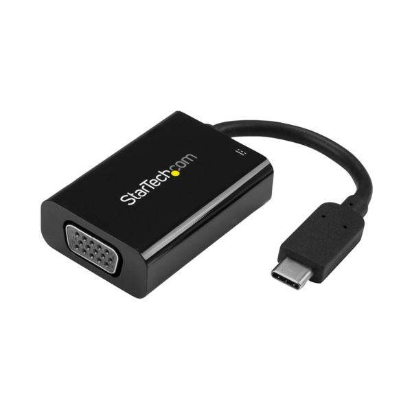 StarTech.com USB-C-VGA変換アダプタ 20481280 Power Delivery対応 CDP2VGAUCP 1個