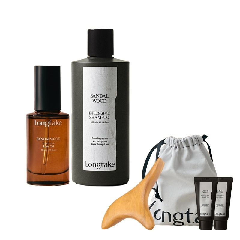 ロングテイクヘア2種ツヤケアセット（シャンプー+オイル）