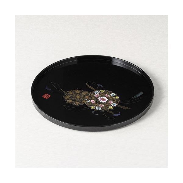 (まとめ)花てまり 9.0丸盆 K50106636 (×3セット)