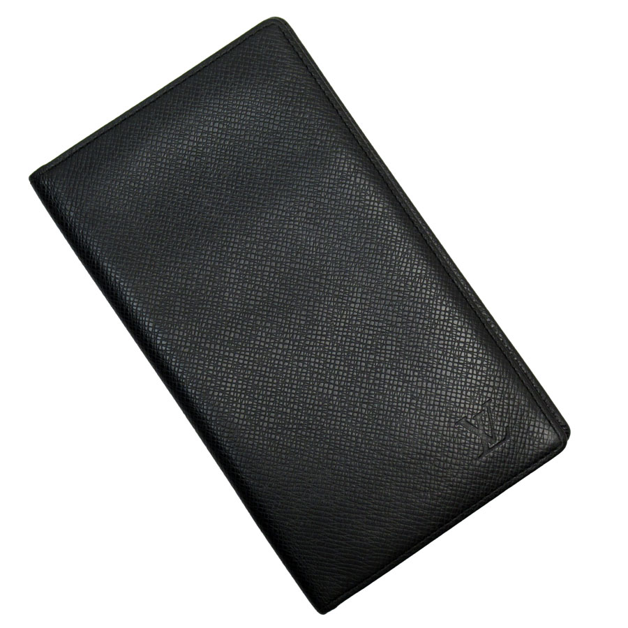 ルイ ヴィトン LOUIS VUITTON 札入れ タイガ タイガ ブラック レディース w0700g