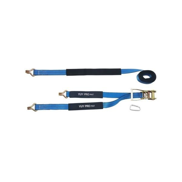 YUYPRO ラッシング武蔵 Jフック 6m+1m/0.7m 作業工具 荷締機 スリング 荷締ベルト
