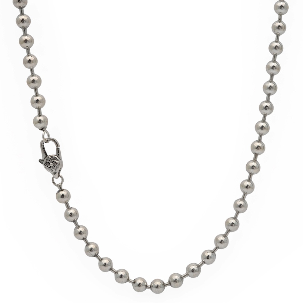 925六字真言ボールネックレス 60cm [ns173-60cm]