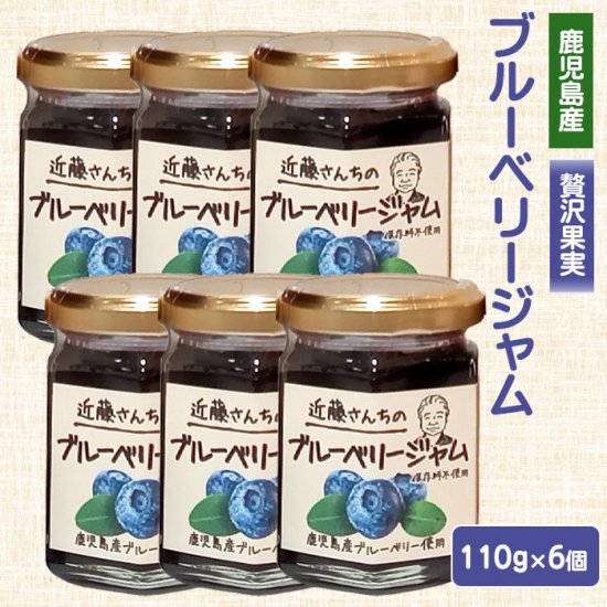 近藤さんちのブルーベリージャム 110g 6個 鹿児島 お土産
