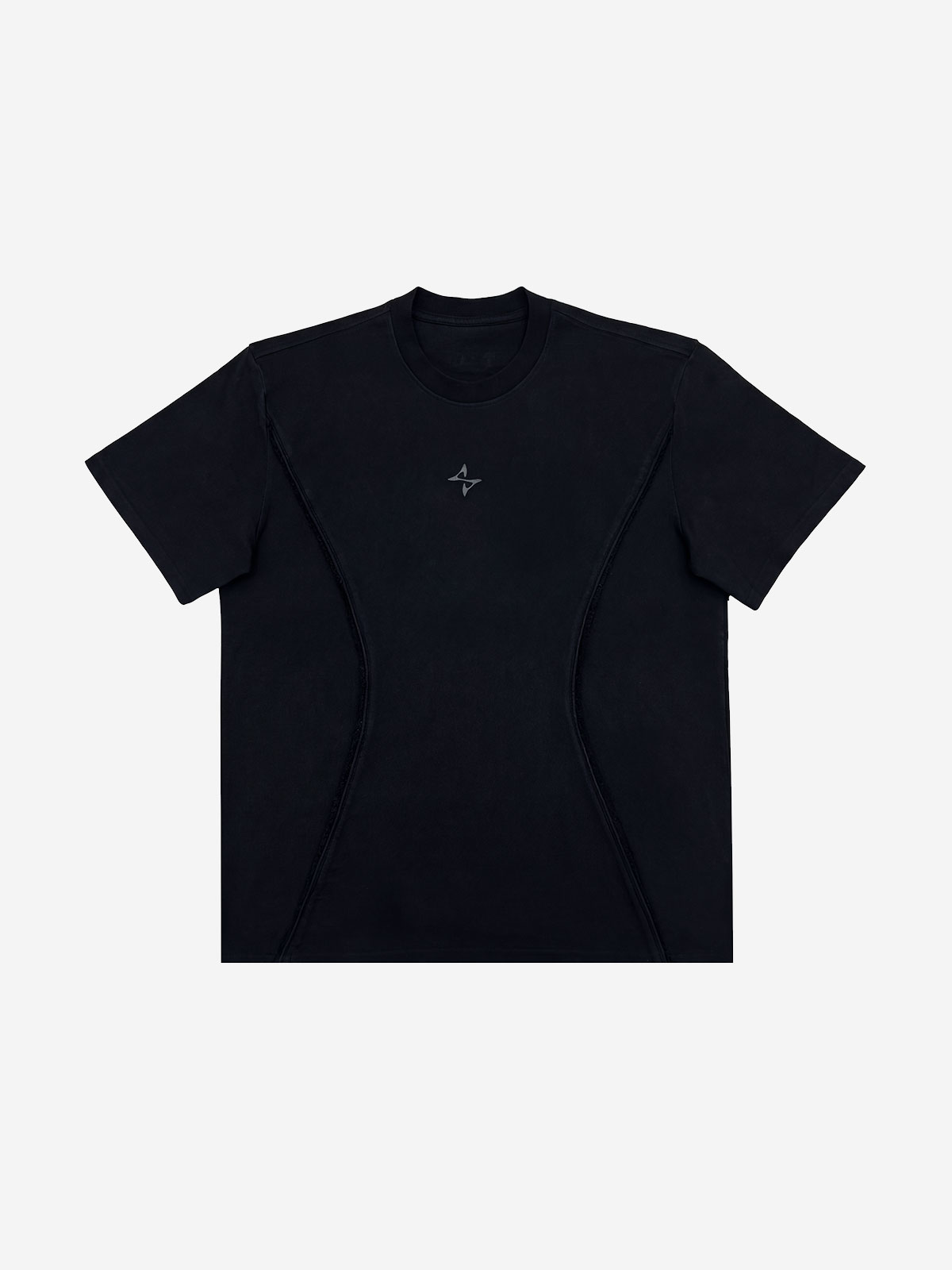 【BLR】26SS Vintage Logo Embroidery T-Shirt Black