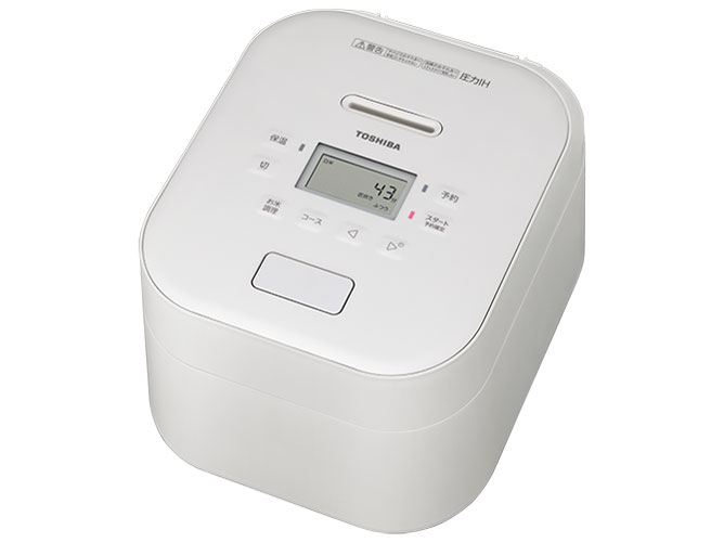 TOSHIBA　東芝　5.5合炊き　圧力IH炊飯ジャー　炊飯器　RC-10FPW(W) [ミルキーホワイト]/【送料区分Sサイズ】