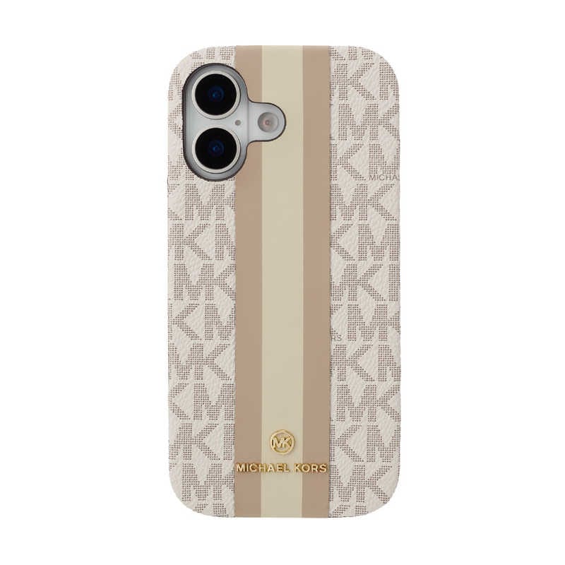 マイケルコース　MICHAEL KORS - Slim Wrap Case Stripe for MagSafe for iPhone 17 Vanilla　MKSTVNLWPIP2563