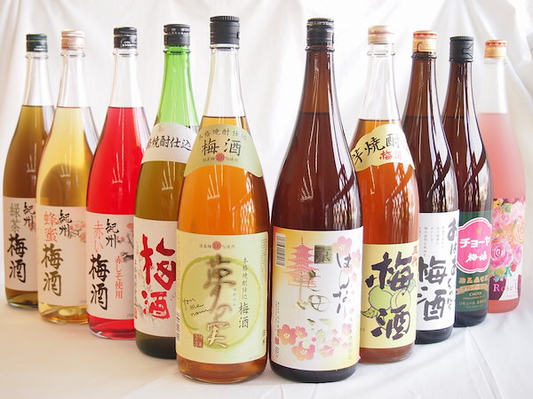 Qoo10] こんな梅酒福袋が欲しかったぁ 飲み比べ1