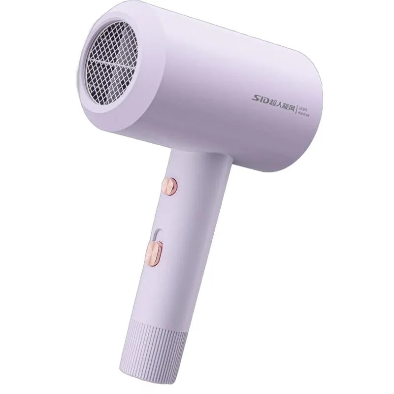 家庭用ヘアドライヤー 5000 万マイナスイオン ヘアケア ヘアドライヤー 1800 ワット大風量速乾ポータブル シンプルなヘアドライヤー パープル