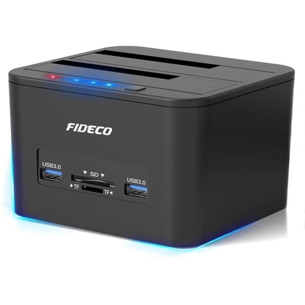 HDDスタンド高速USB3.0対応 ストーレジクローンUSBハブTF＆SDポートの4in1機能を付いています