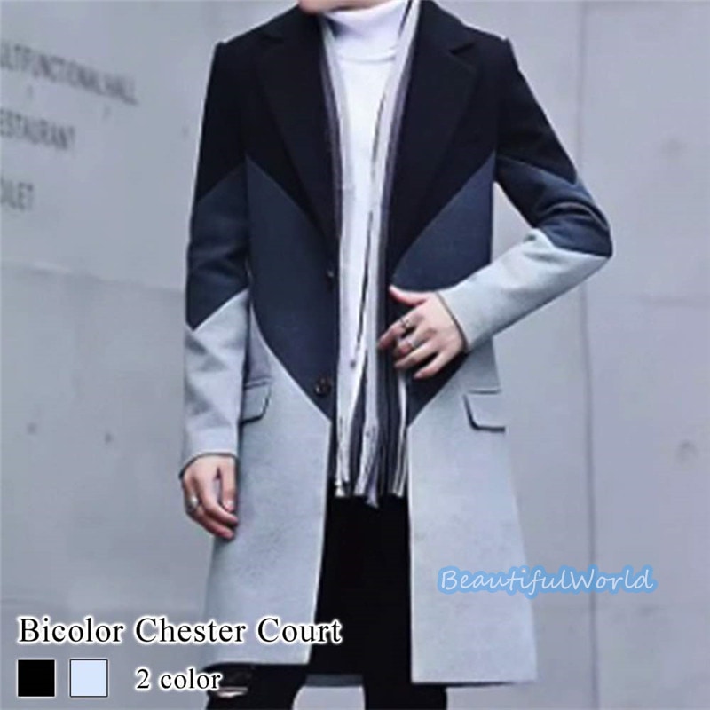 チェスターコート メンズ ミドルコート ロングコート ビジネスコート 冬服アウター 紳士服 防寒 保温 秋冬 アウター 防寒着 暖かいN19