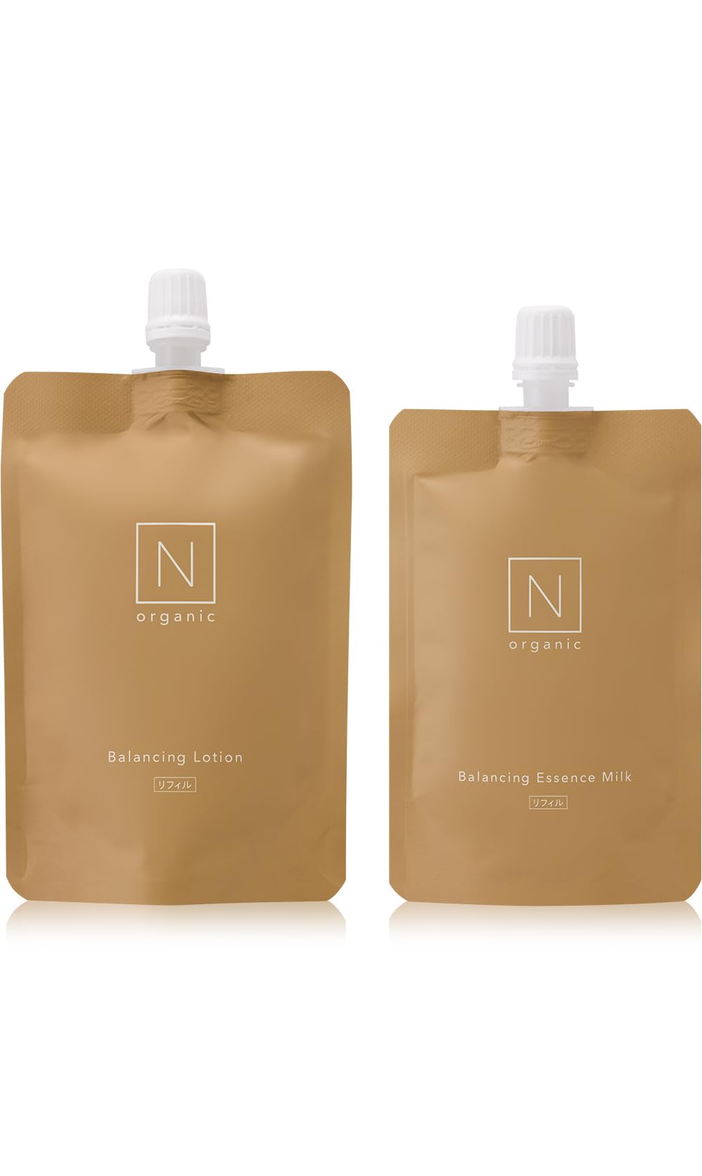 【詰め替えリフィルセット】 N organic Basic スキンケア（化粧水 乳液） (約2ヶ月分) 保湿力 ハリ 乾燥肌 敏感肌 肌荒れ 柑橘系の香り エヌオーガニック