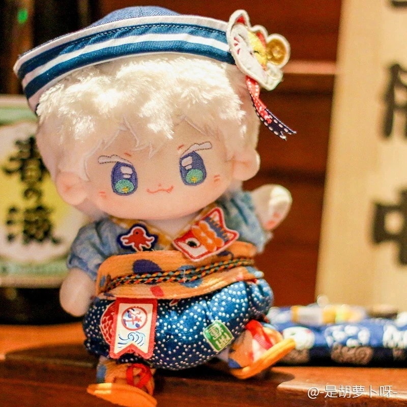 神奈川鱼鱼洋服20cm可爱い浴衣セットミニ洋服ぬいぐるみ用服常服人形韓国ファッションアイドル衣可愛いセッ30%までに制限 5,678円