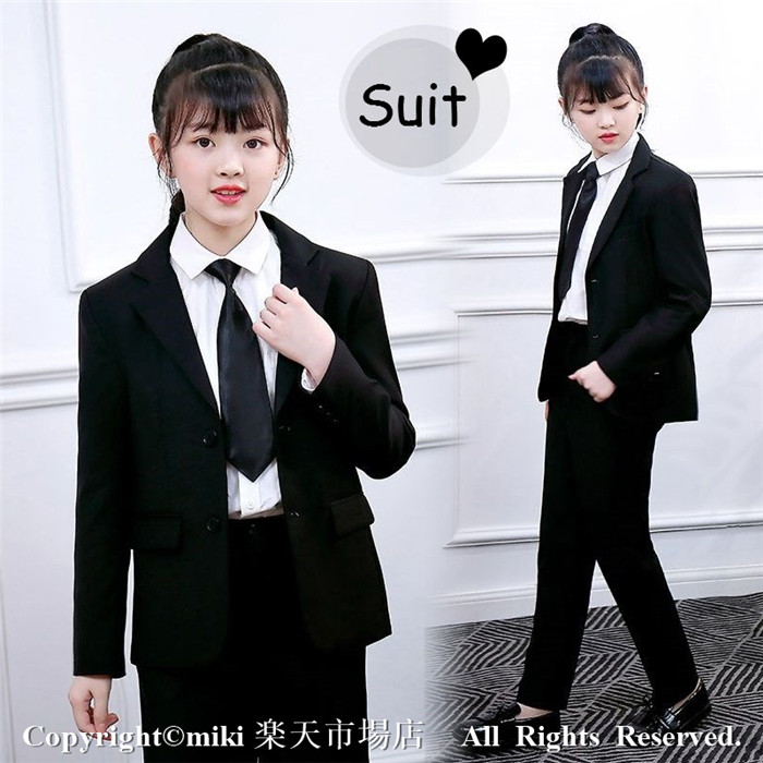 楽天市場】子供スーツ 男の子スーツ 子供服 4点セット