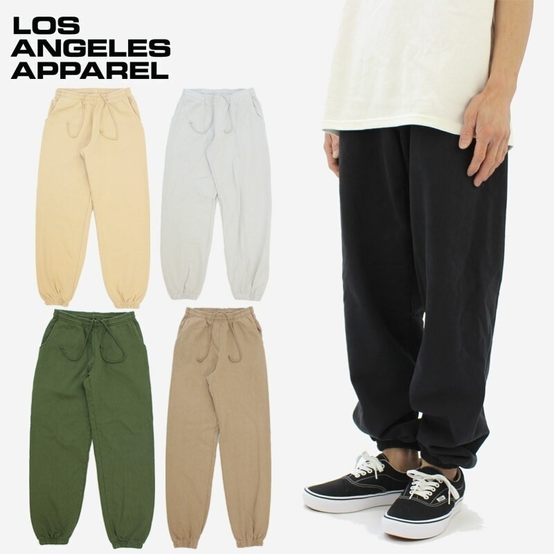 ロサンゼルス アパレル 14oz Garment Dye Heavy Fleece Sweatpant メンズ スウェットパンツ ボトムス