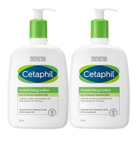 [591ml+591ml大容量] モイスチャライジング ローション2個/敏感性ボディローション/家族みんなのボディローション/無香料/小児科皮膚テスト完了